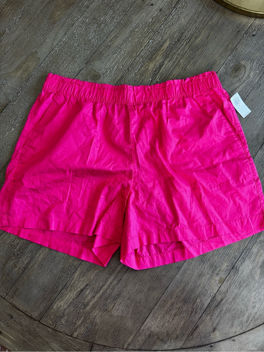 Old Navy Peach Pull On XL Elastic Waist Summer Shorts NWT